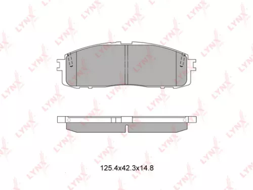 طقم فحمات فرامل خلفية تويوتا LYNXAUTO BD-7602